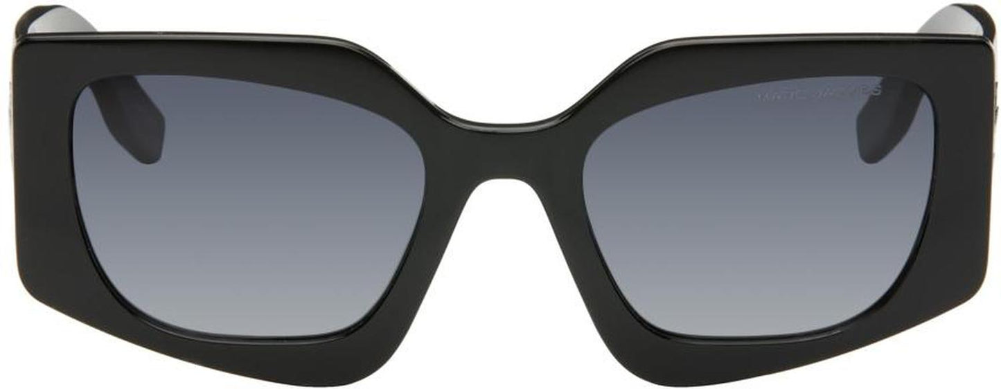 Black 'The Square Cat Eye' Sunglasses