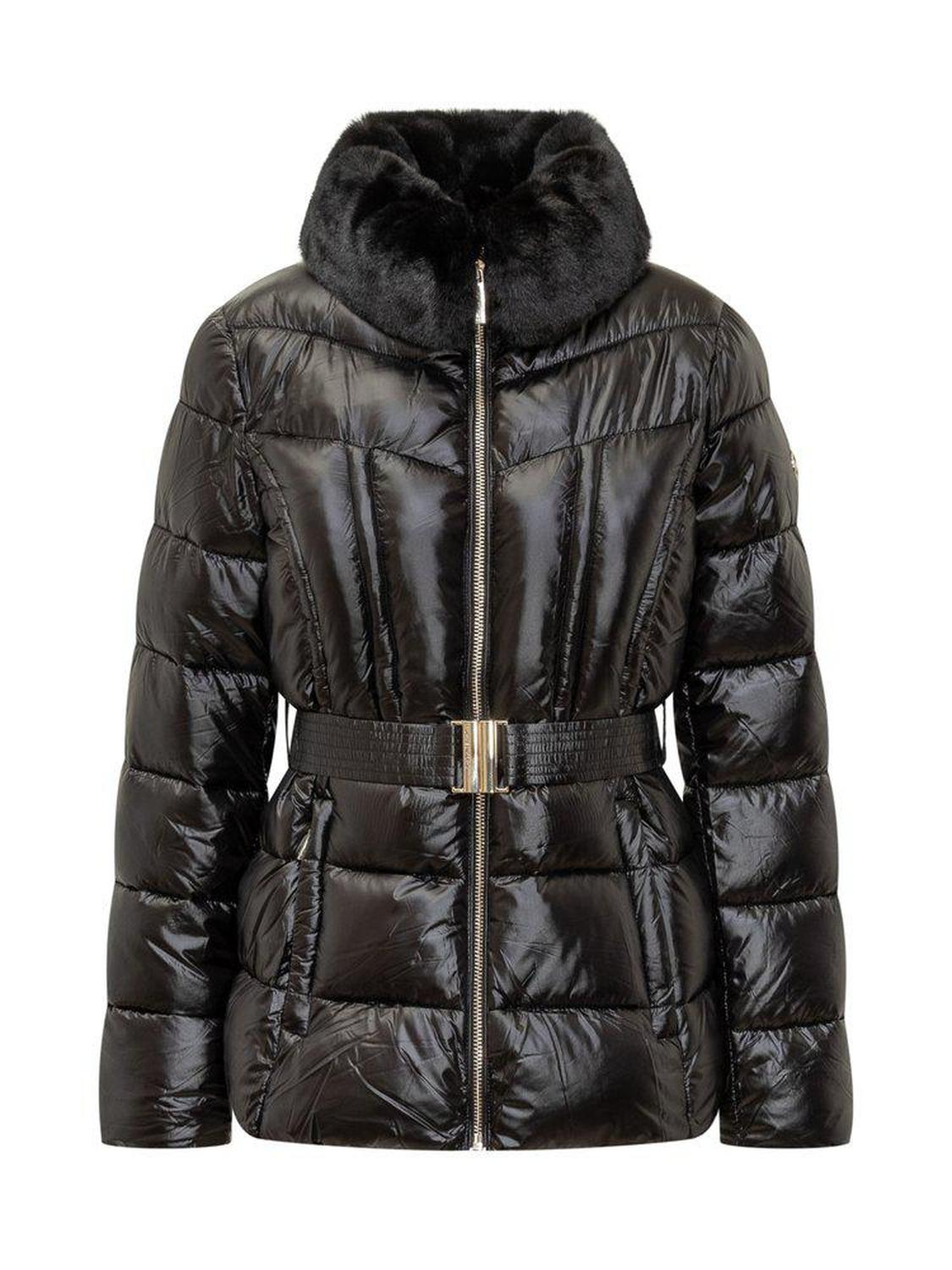 Michael Michael Kors Packable Faux Fur Trim Puffer Jacket