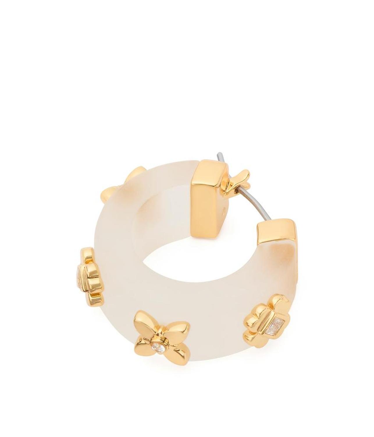 Heritage Bloom Small Hoops