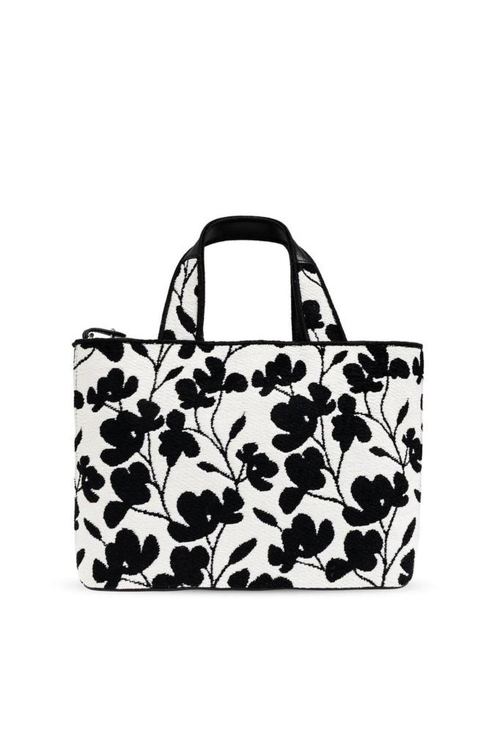 Furla Floral Embroidered Tote Bag