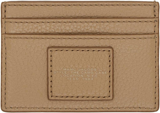 Beige 'The Leather Card Case' Card Holder