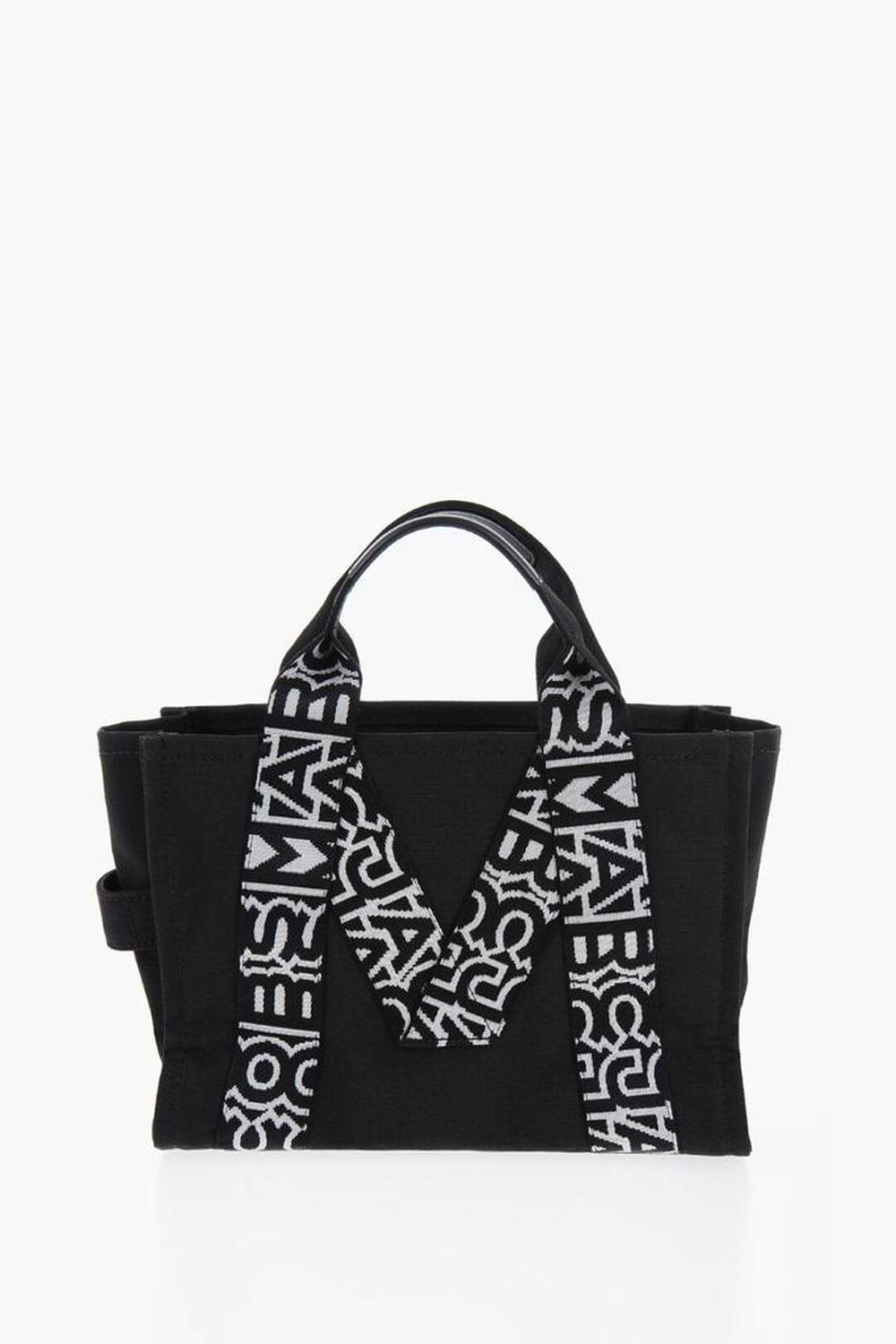 Canvas Tote Bag With Embroidered Monogram