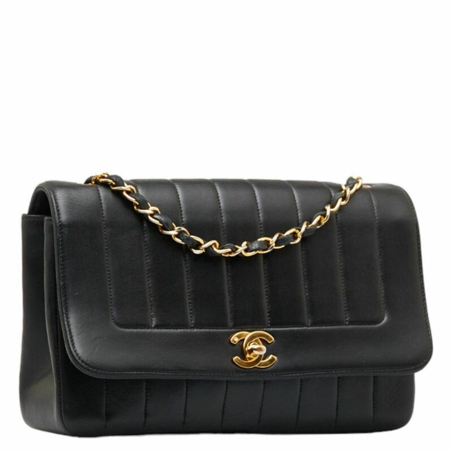Chanel Mademoiselle Leather Shoulder Bag (Pre-Owned)