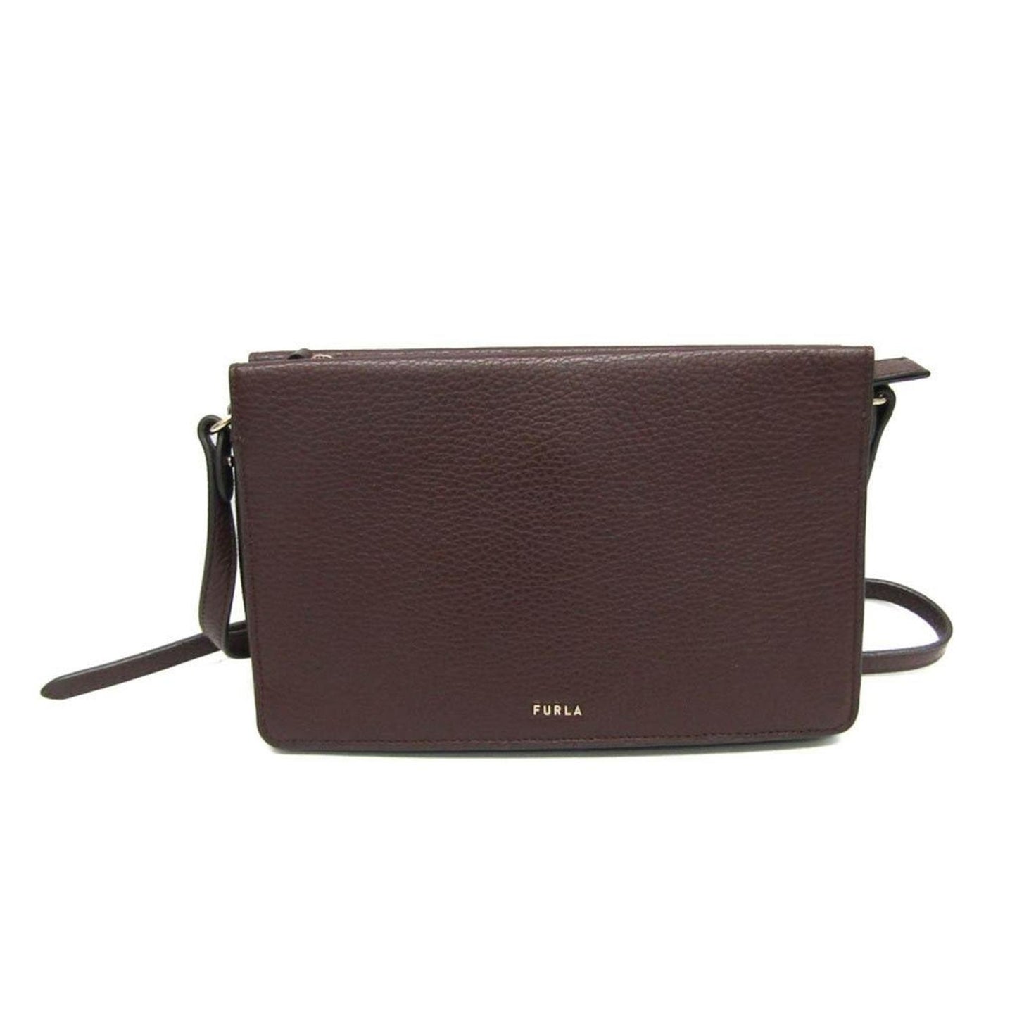 Furla Babylon Leather Shoulder Bag (Pre-Owned)
