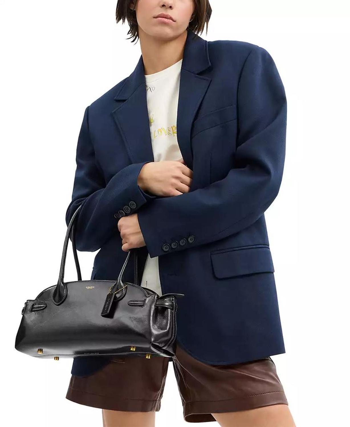 Empire Medium Leather Carryall Bag 34