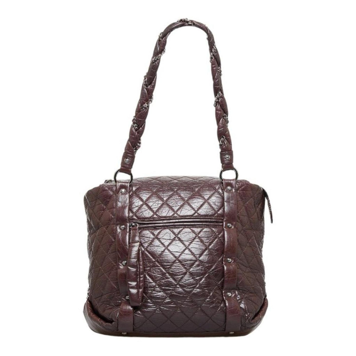 Chanel Lady Braid Leather Shoulder Bag (Pre-Owned)