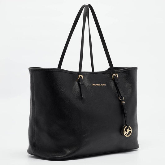 Michael Kors Saffiano Leather Medium Jet Set Travel Tote