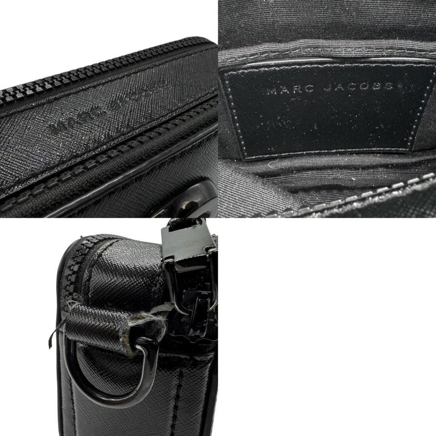 Leather Canvas Shoulder Bag (Pre-Owned)