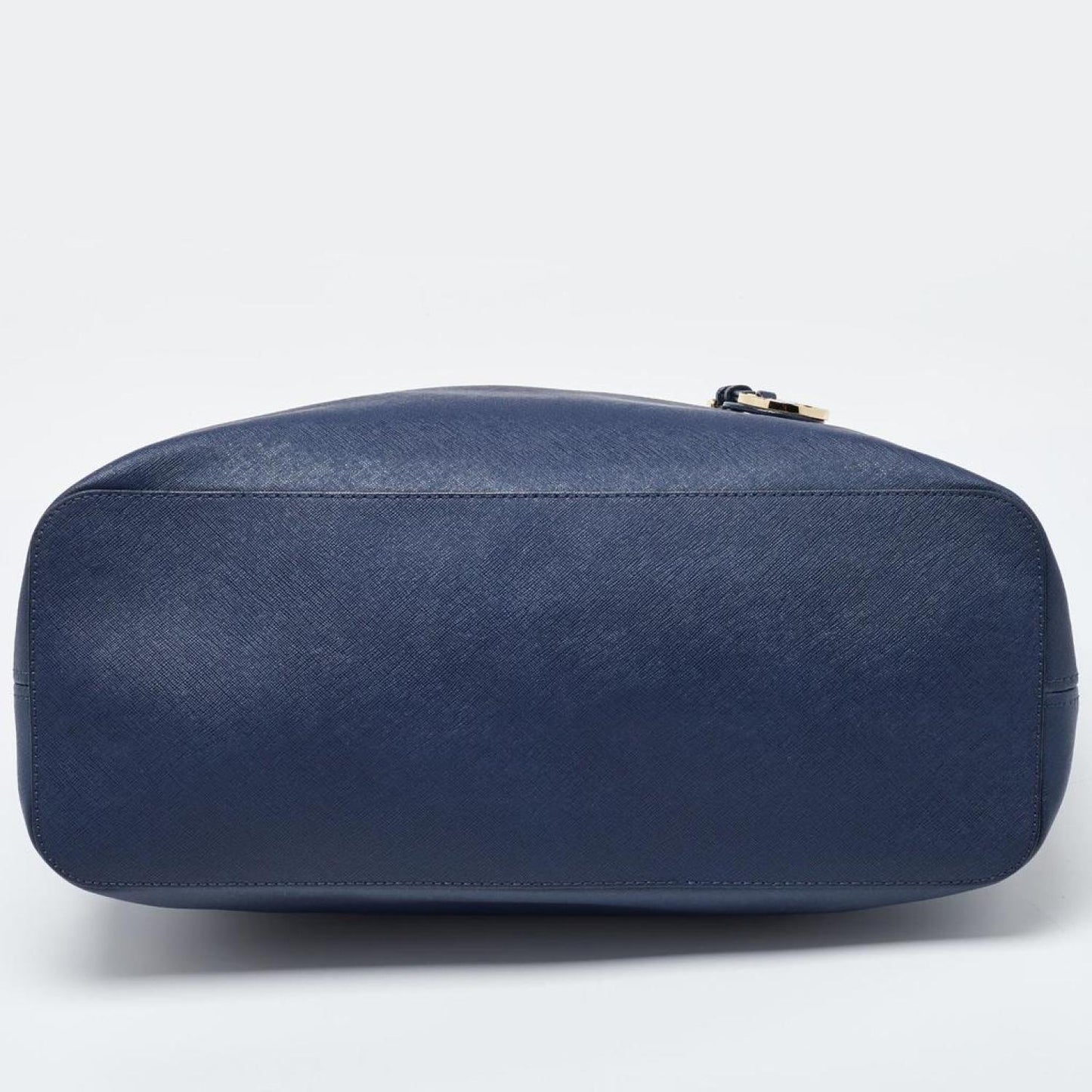 Michael Michael Kors Navy Leather Large Jet Set Travel Tote