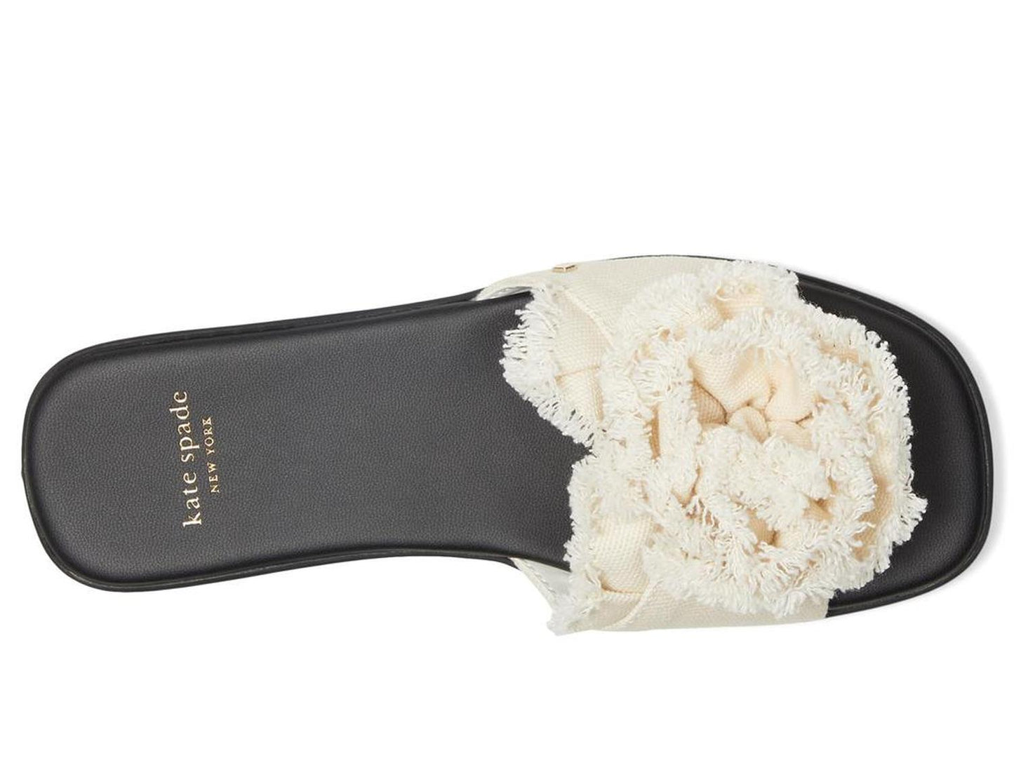 Flourish Canvas Flat Sandal