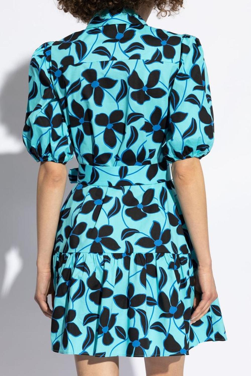 Kate Spade Floral Puff Sleeve Dress