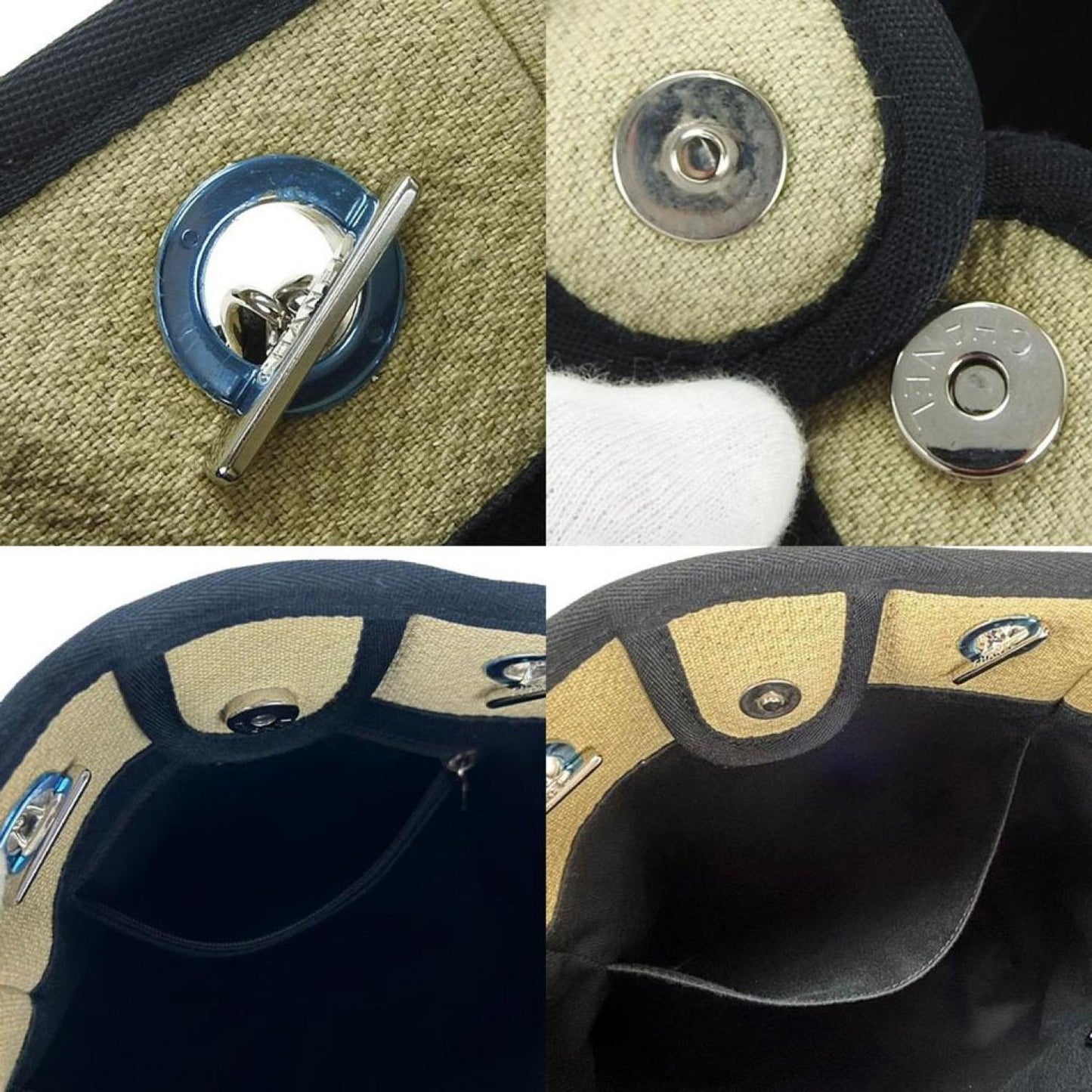 Chanel Deauville Canvas Tote Bag (Pre-Owned)