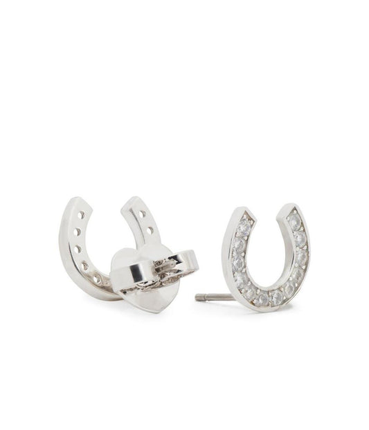 Pave Horseshoe Studs