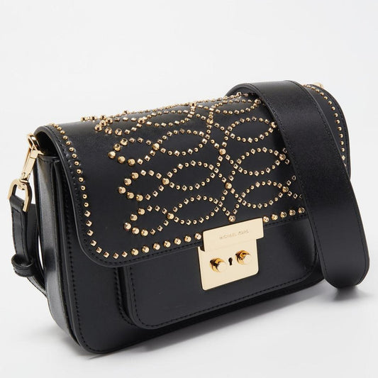 Michael Kors Leather Sloan Studded Shoulder Bag