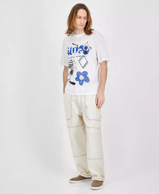 Men's Creative Department Relaxed Fit Short Sleeve Crewneck Logo Graphic T-Shirt