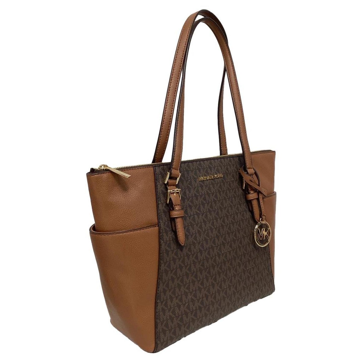 Charlotte Large Tote Bag in Brown Leather