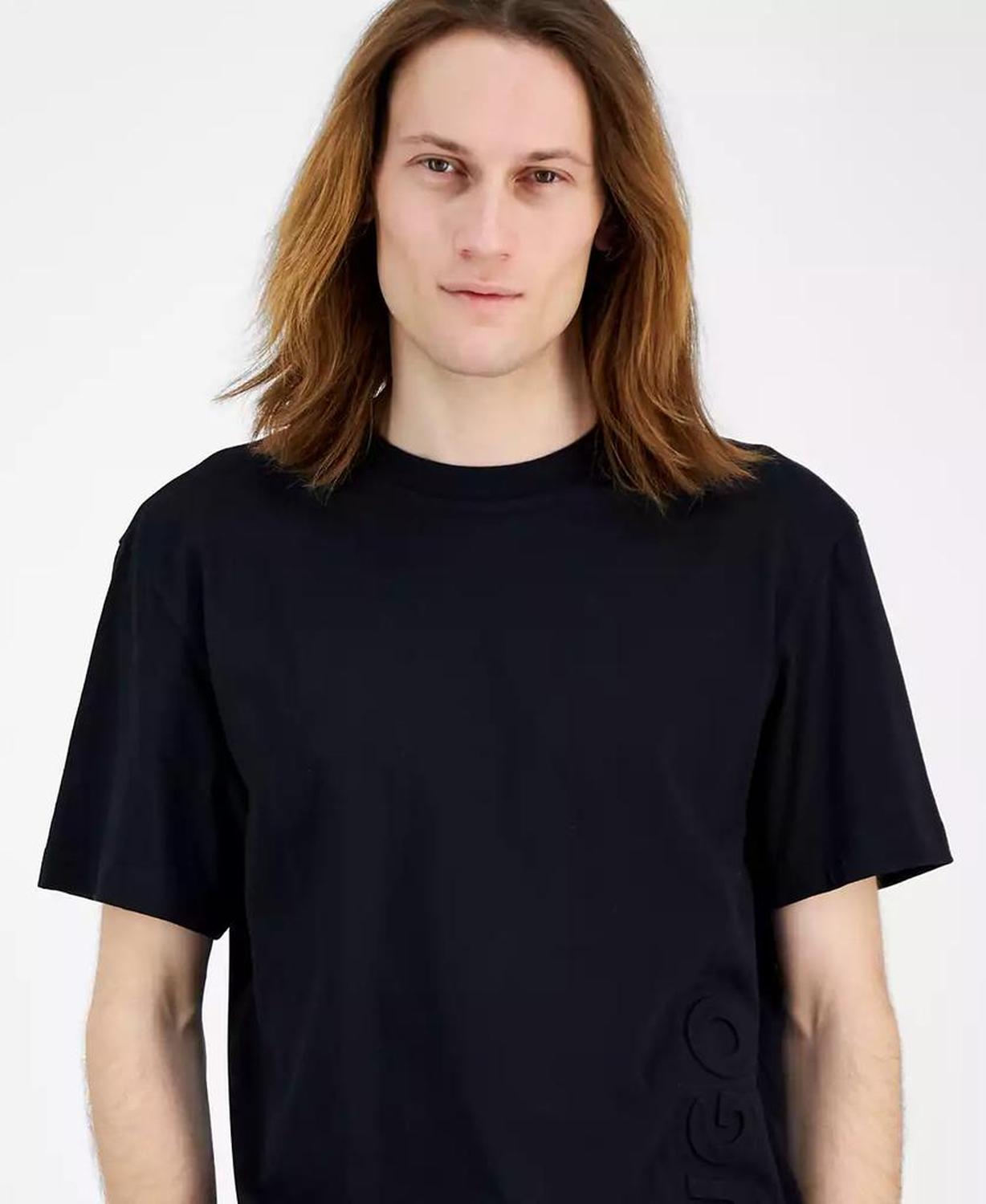 Men's Dimuni Relaxed Fit Short Sleeve Crewneck Raised Logo T-Shirt, Exclusively at Macy's
