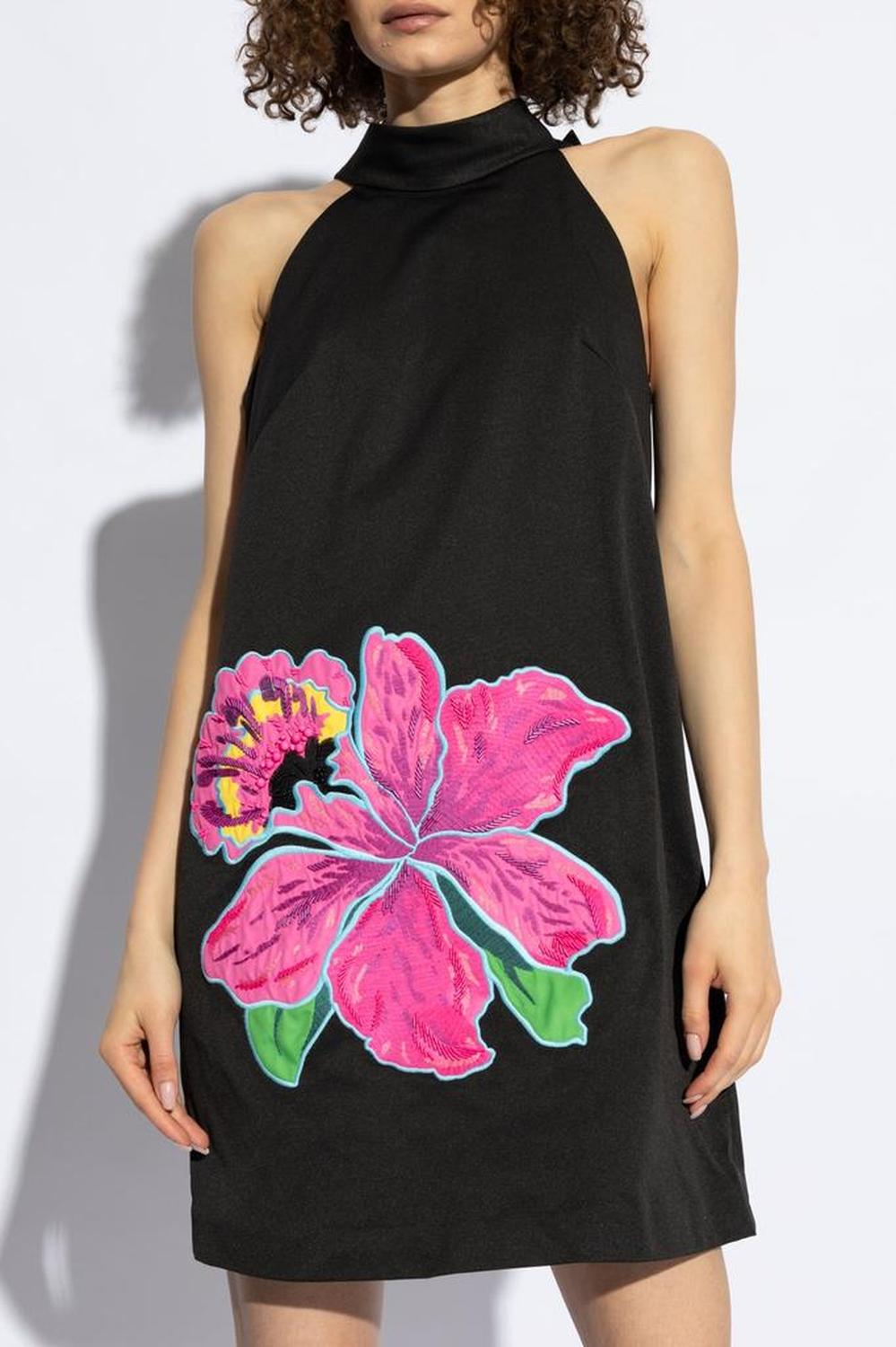 Kate Spade Floral Halter Neck Dress