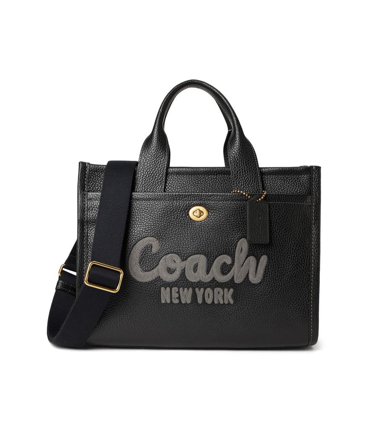 Bubble Leather Cargo Tote