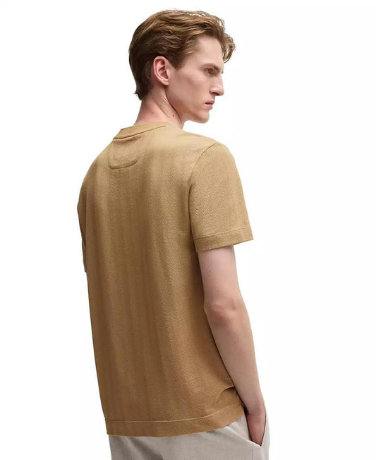 Men's Herringbone Regular-Fit T-Shirt