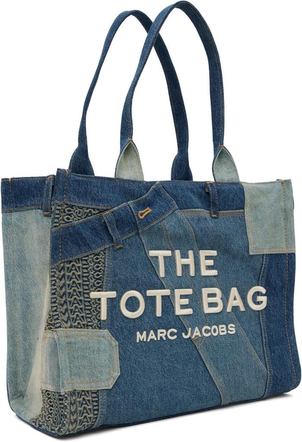 Blue 'The Deconstructed Denim Large' Tote