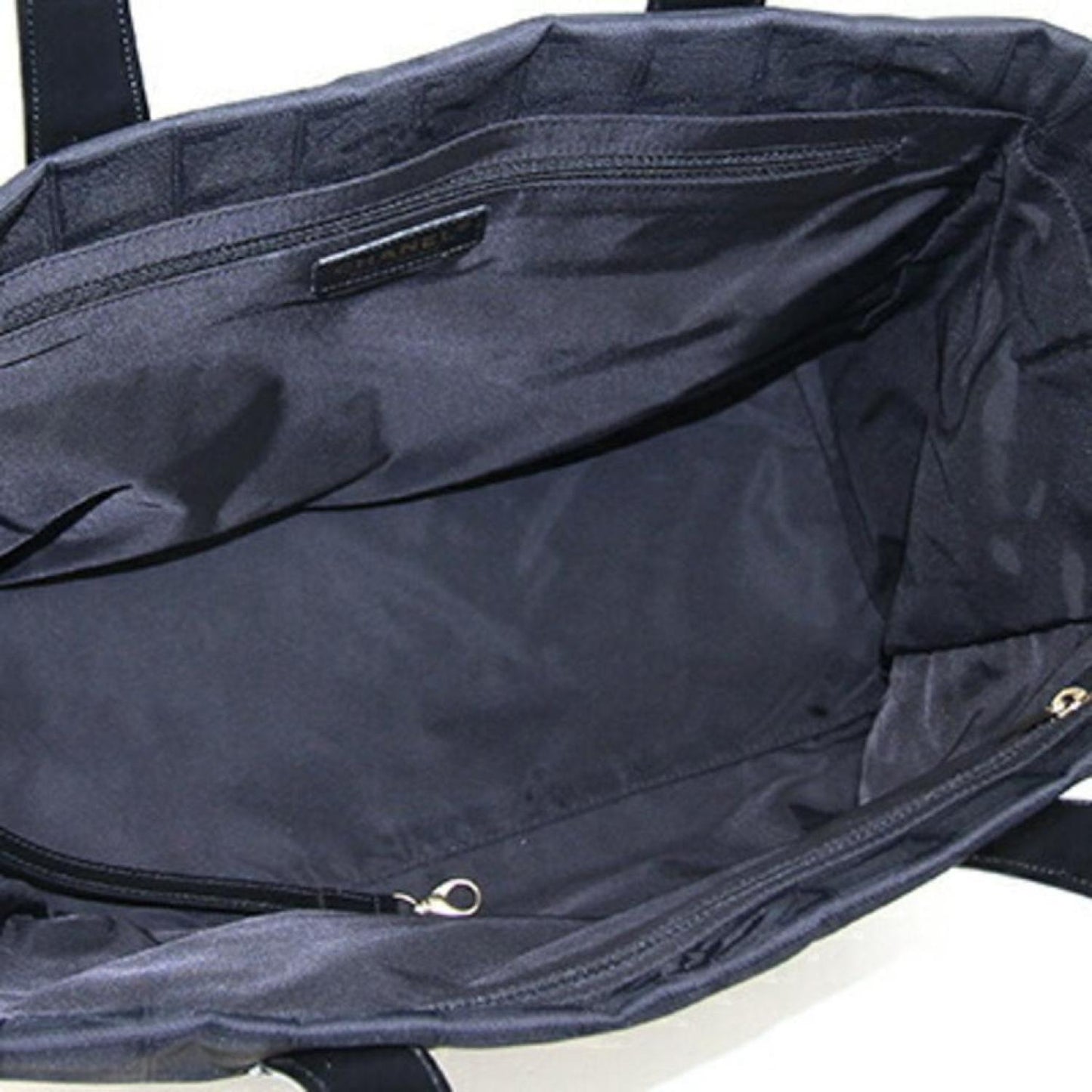 Chanel Travel Line Canvas Tote Bag (Pre-Owned)