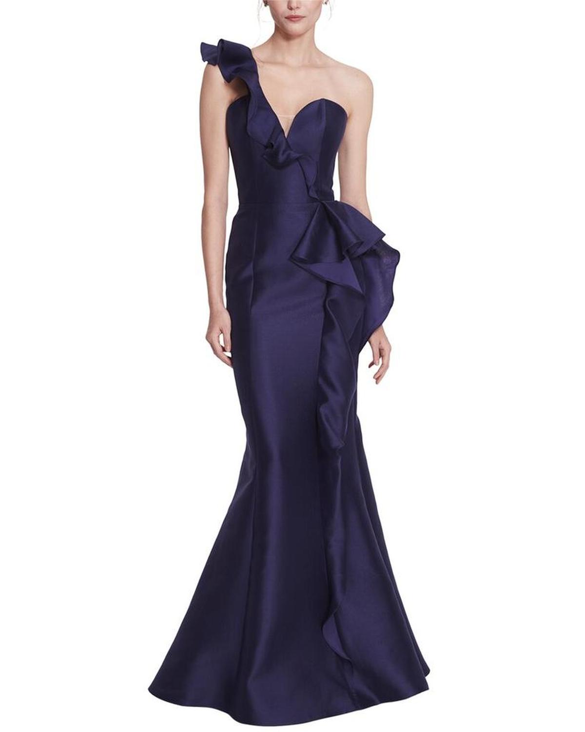 Silk-Blend Gown