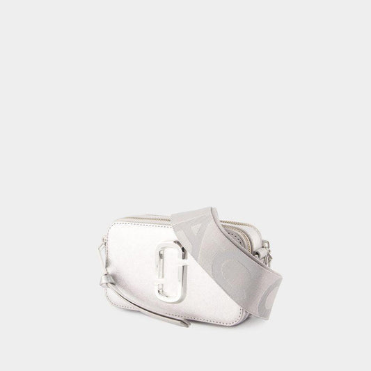 The Snapshot Crossbody - Leather - Silver