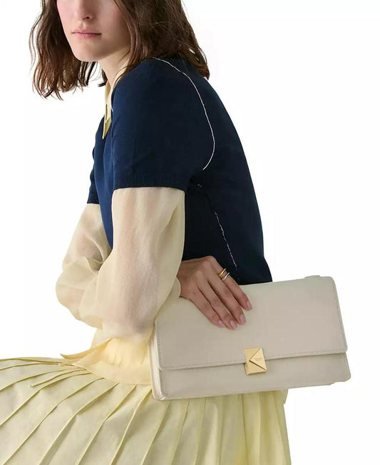 Deco Fine Grain Leather Soft Shoulder Bag