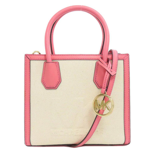 pink  Canvas Handbag (Pre-Owned)