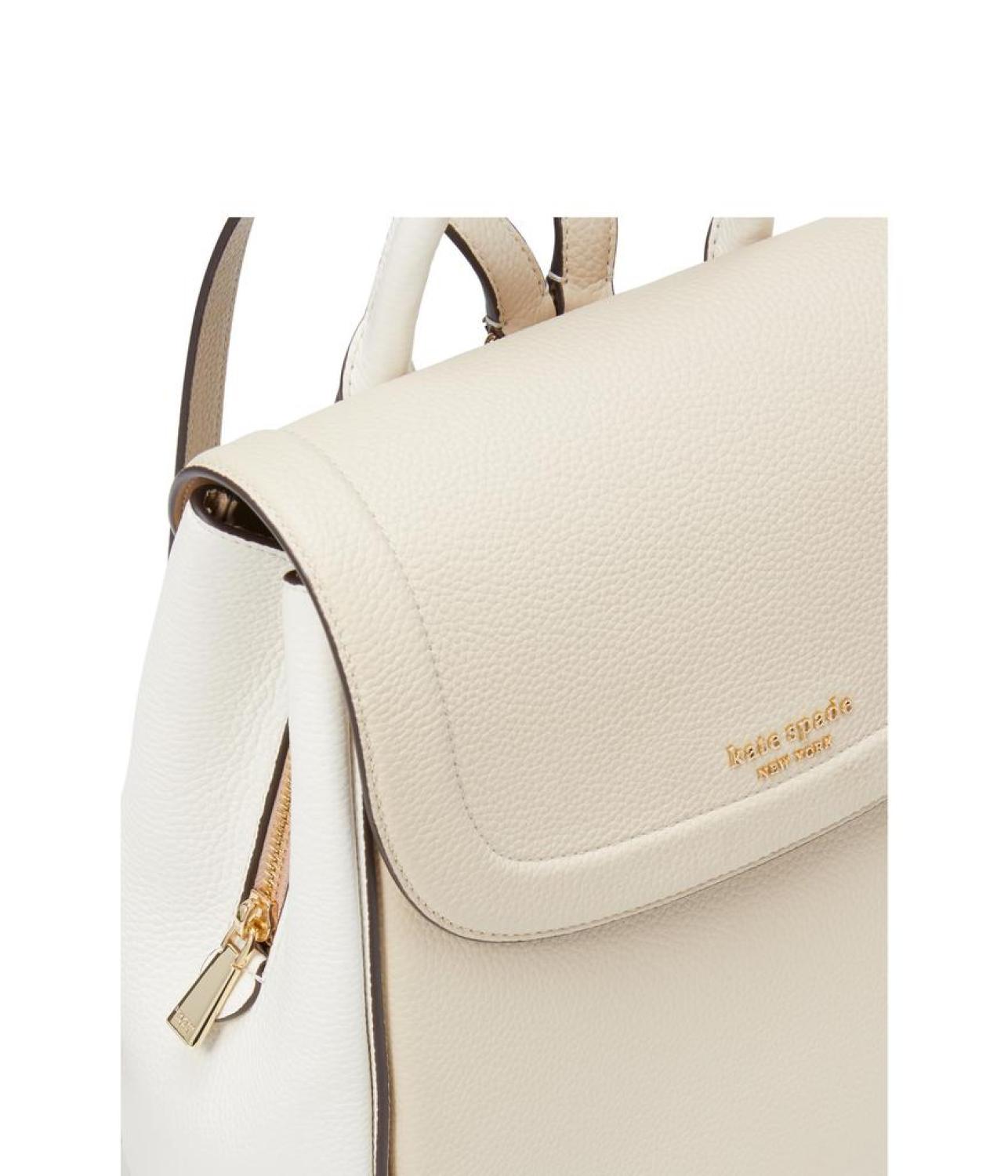 Knott Colorblocked Pebbled Leather Backpack