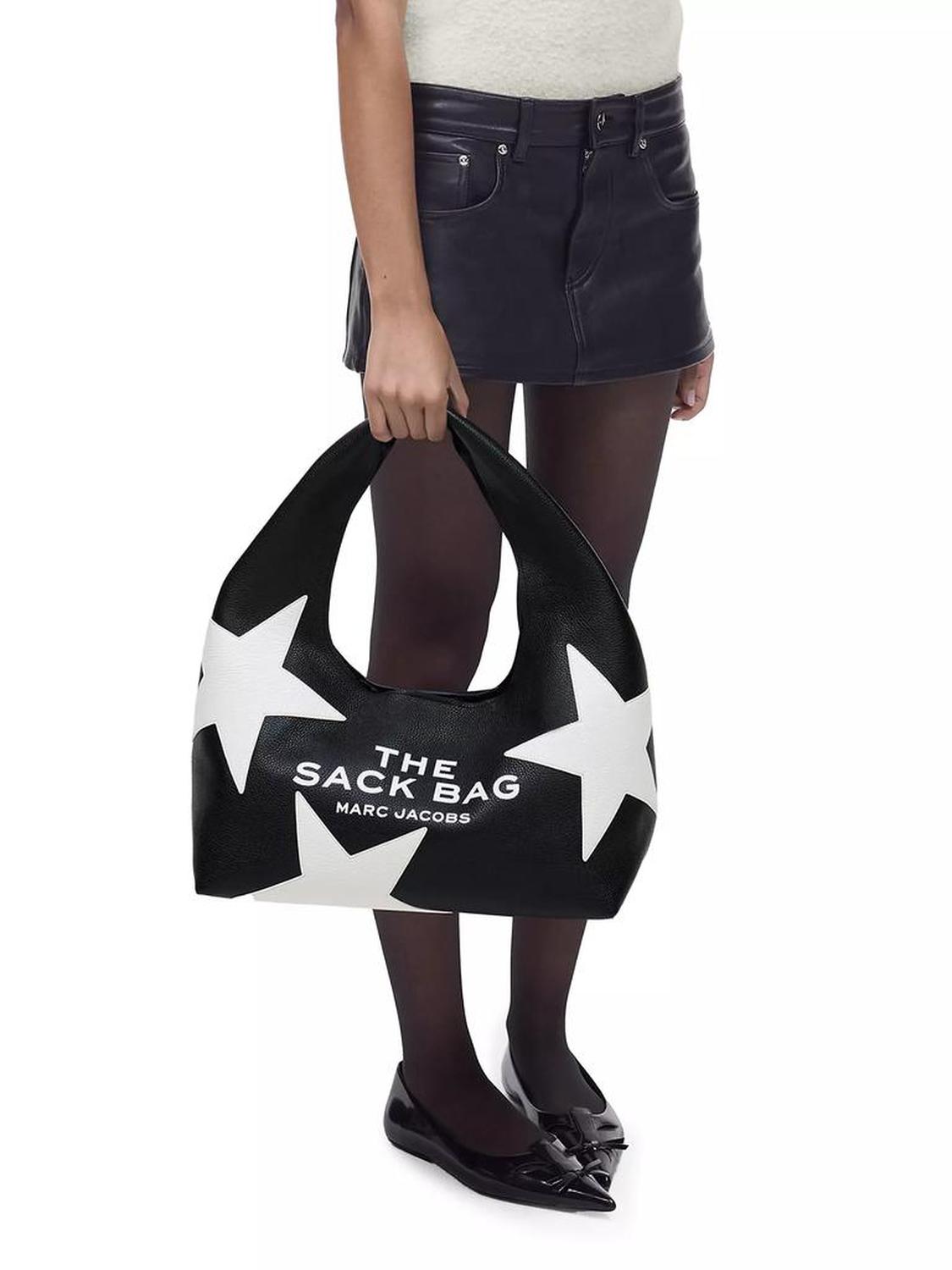 The Star Patchwork Leather Sack Bag