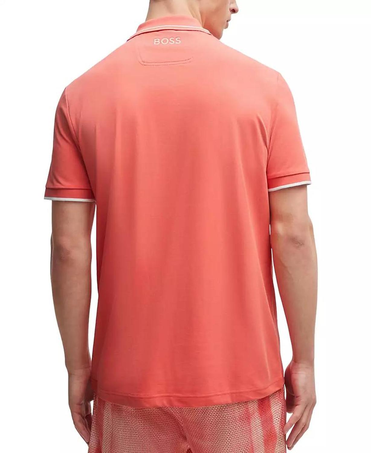 Men's Contrast Logo Polo