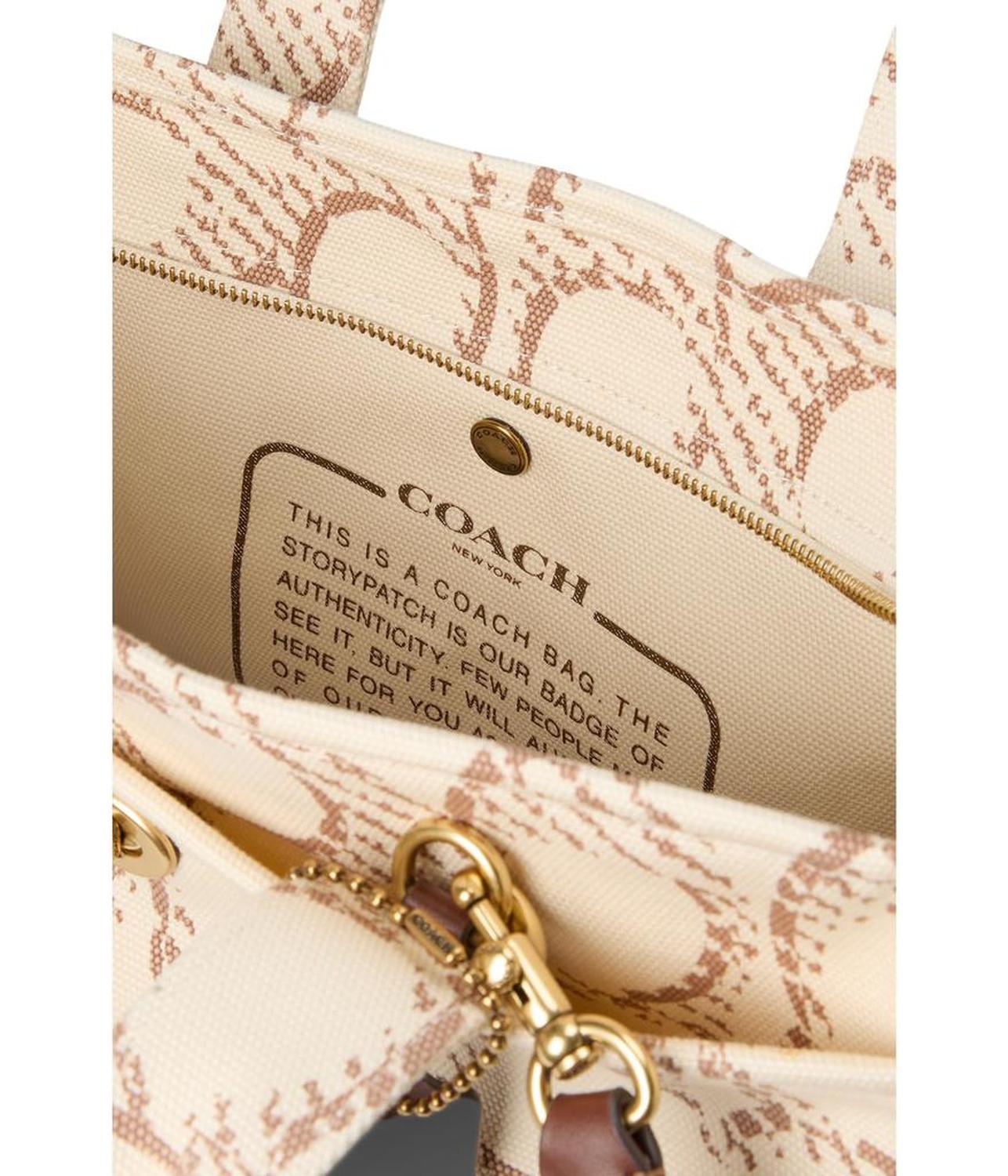 Cargo Tote Bag With Signature Canvas