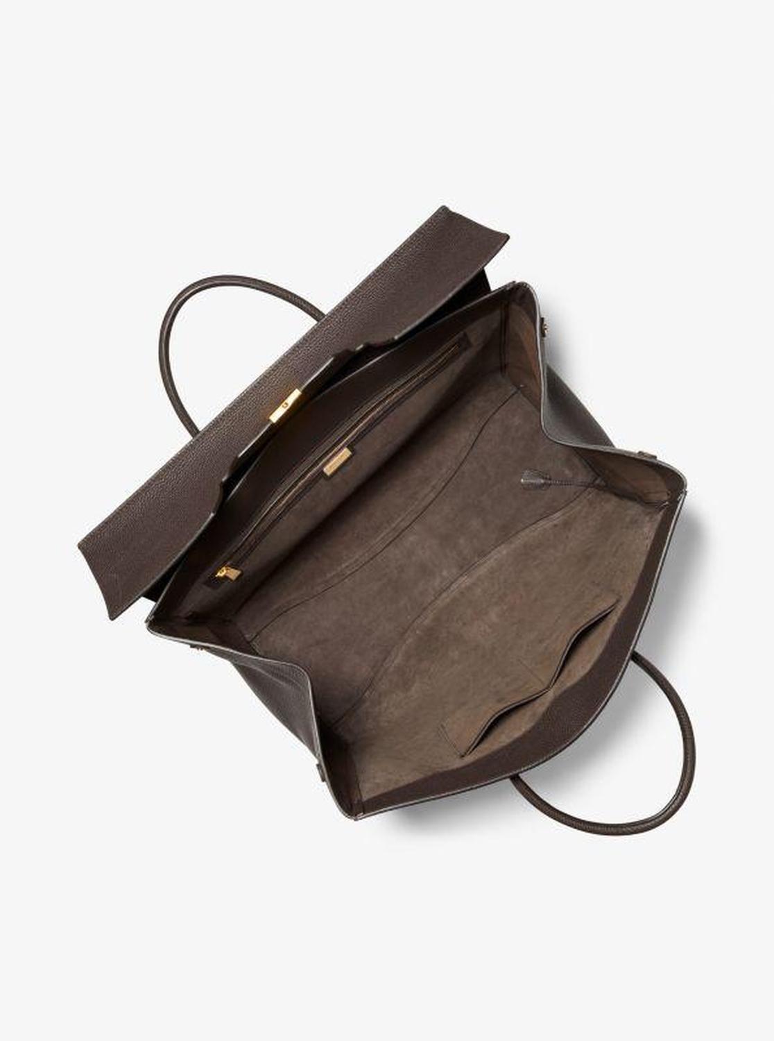 Campbell Extra-Large Pebbled Leather Weekender Bag
