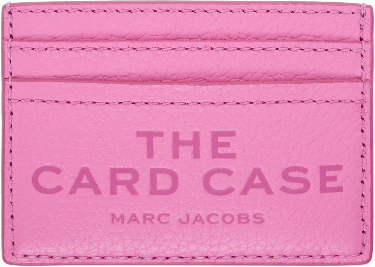 Pink 'The Leather Card Case' Card Holder