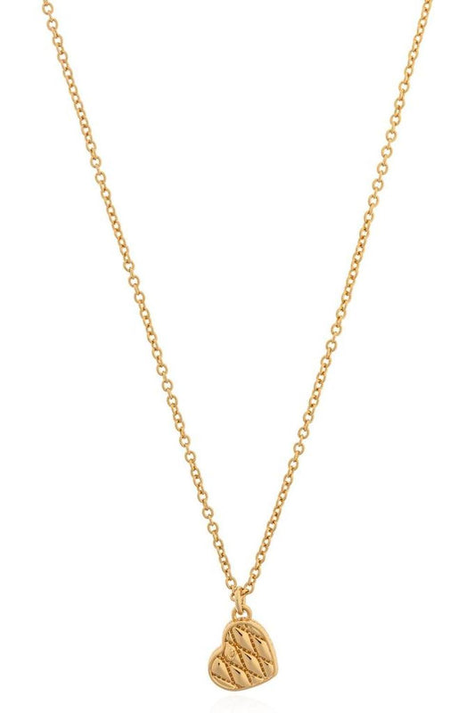 Coach Heart Shaped Pendant Necklace