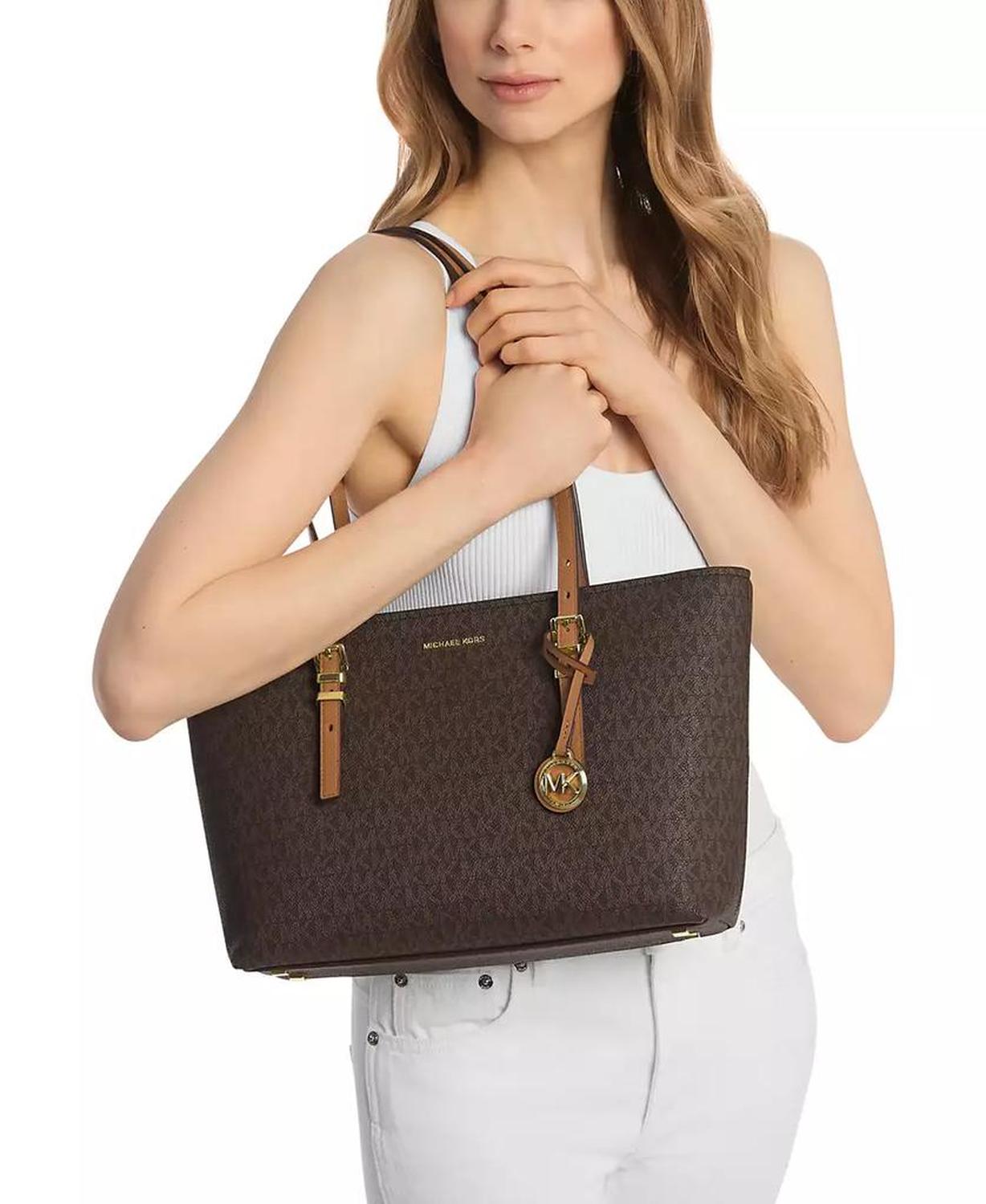 Quinn Medium East West Top Zip Tote