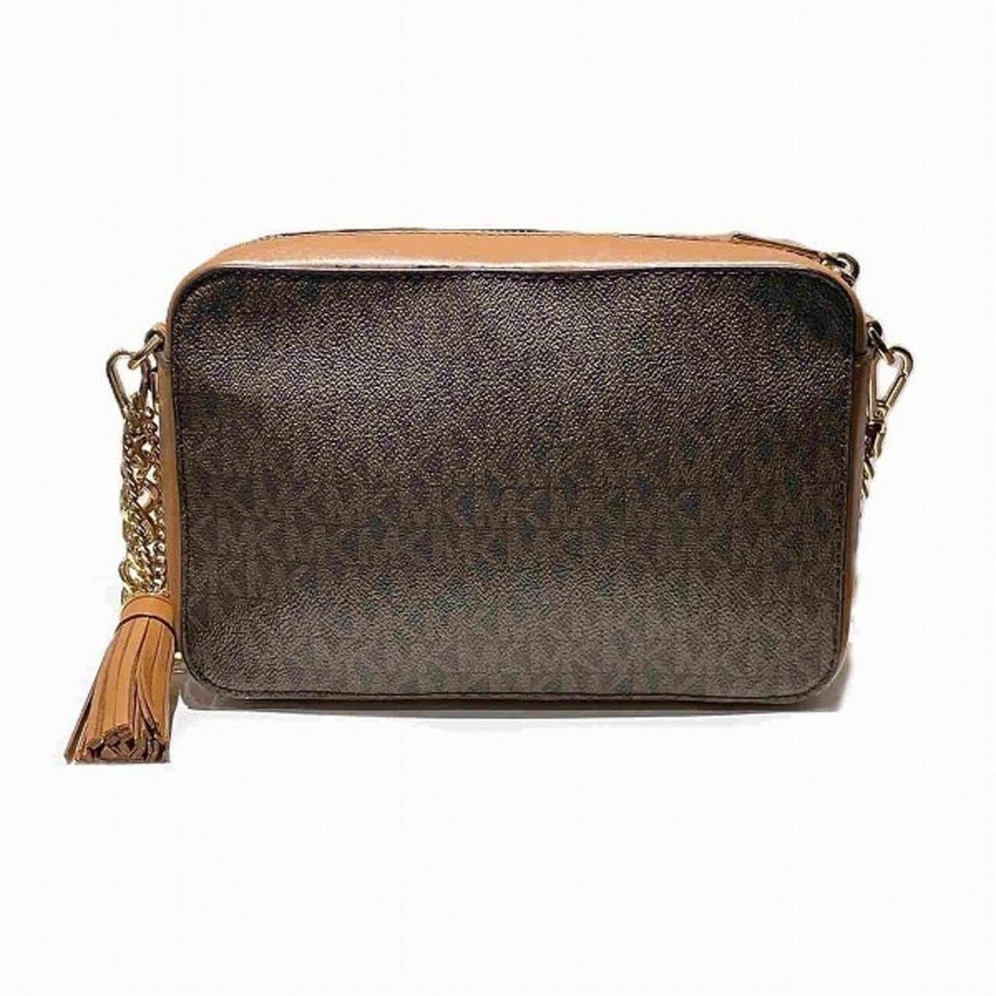 Coated Canvas Leather Shoulder Bag (Pre-Owned)