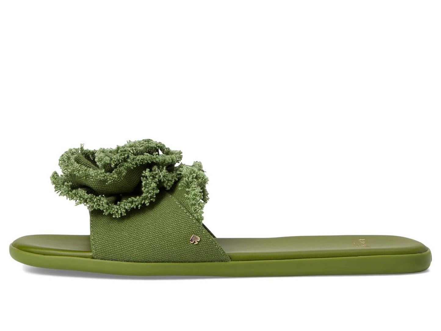 Flourish Canvas Flat Sandal