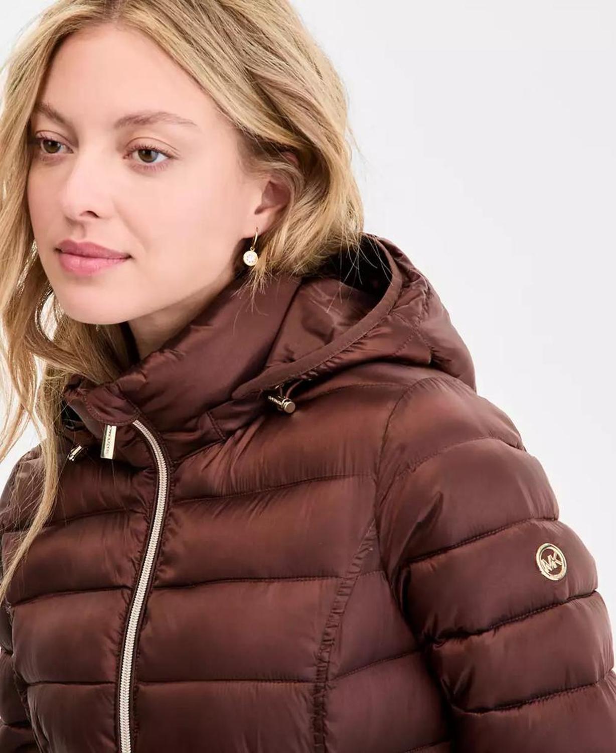 Women's Hooded Shine Packable Puffer Coat, Exclusively at Macy's