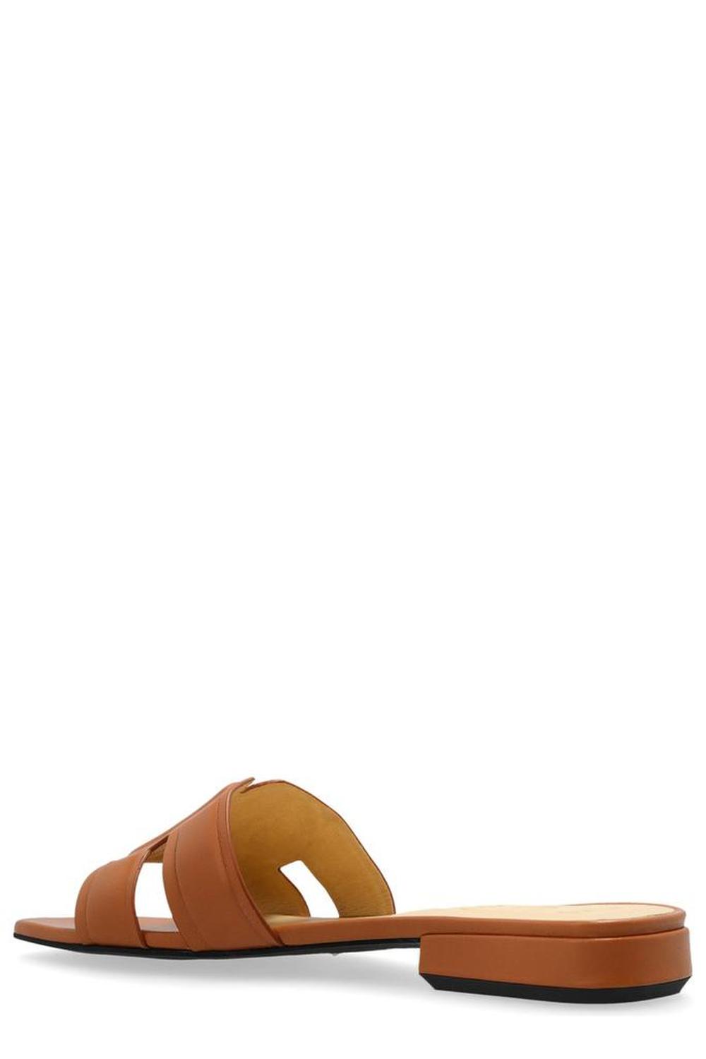 Furla Logo Embossed Slides