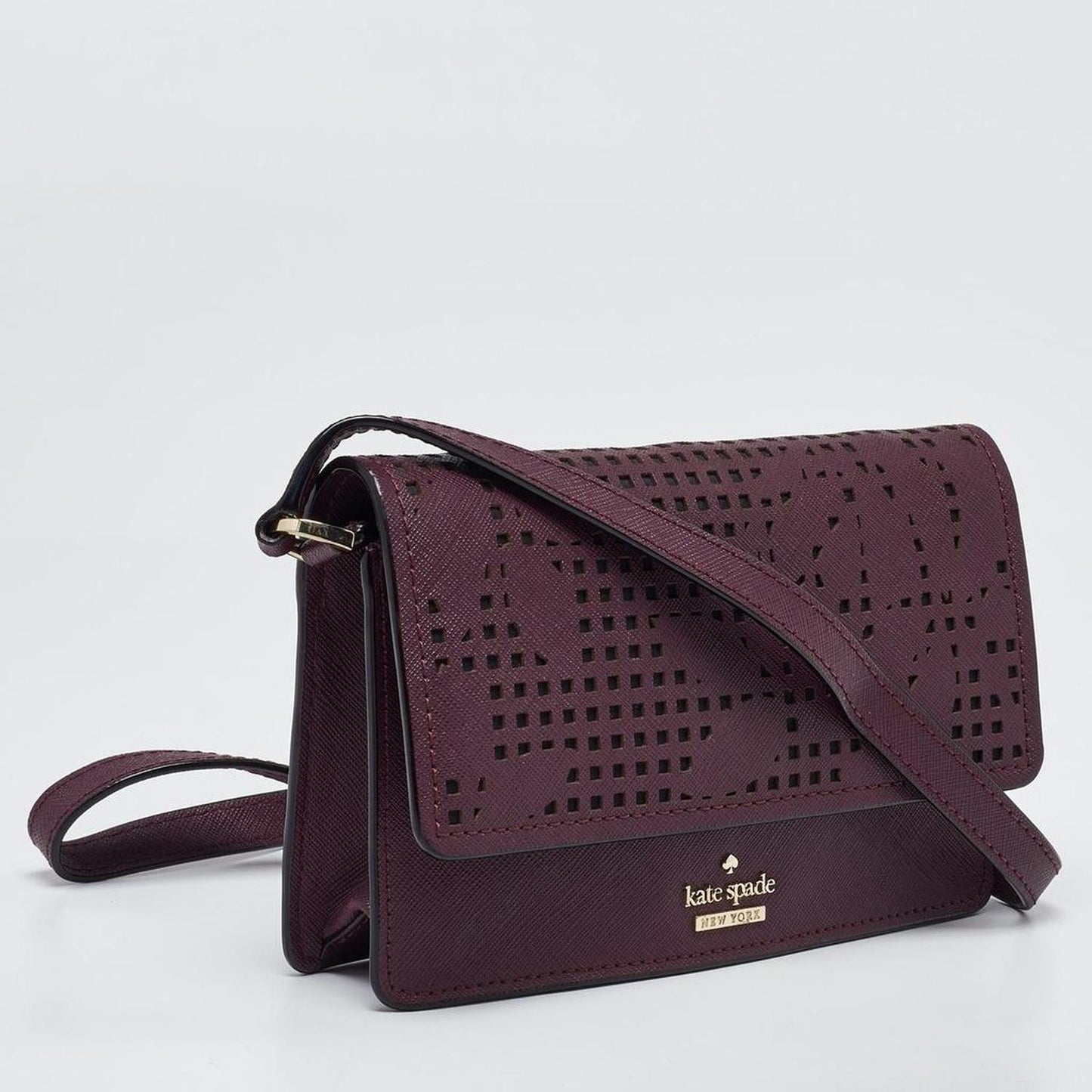 Kate Spade Leather Flap Crossbody Bag