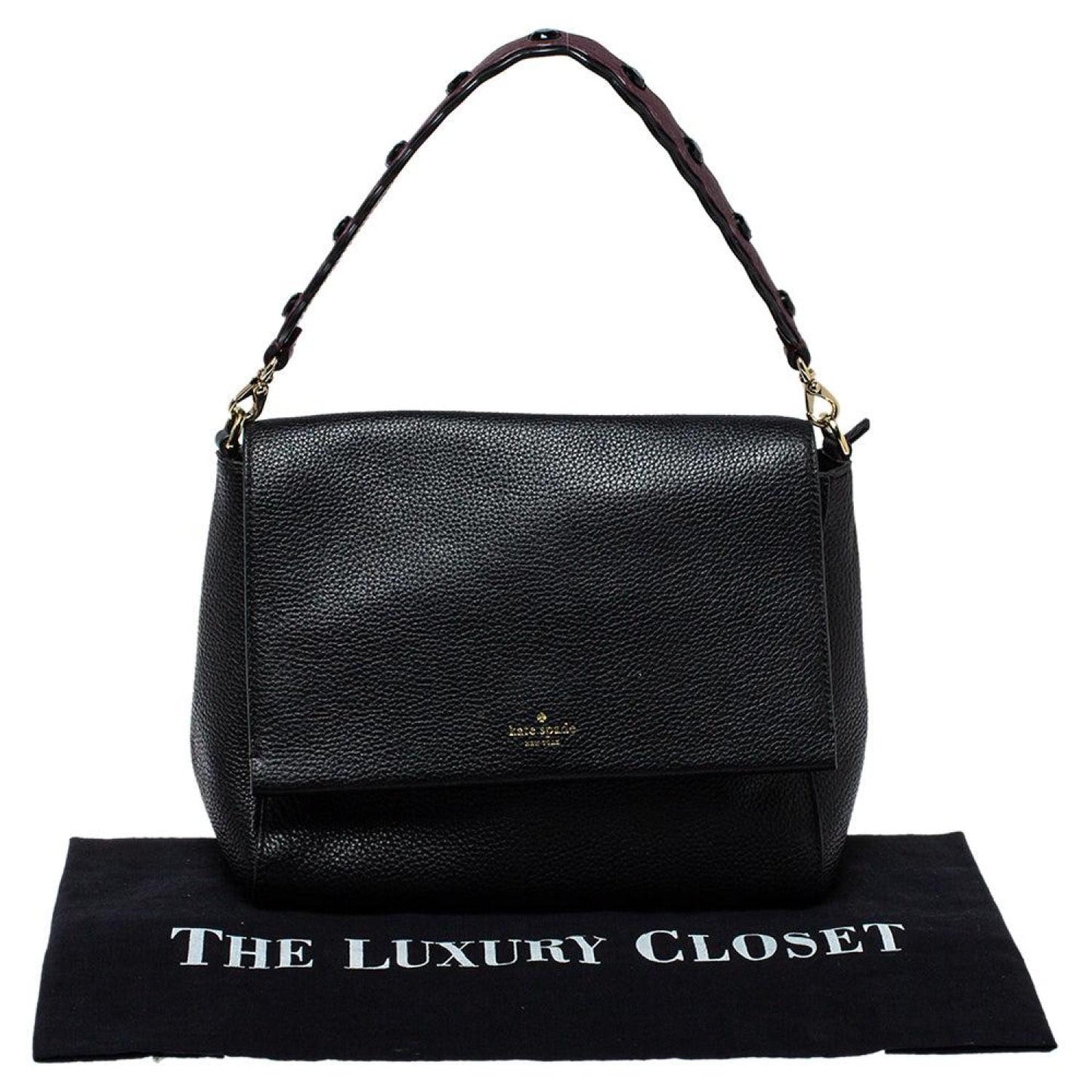 Kate Spade Leather Flap Satchel
