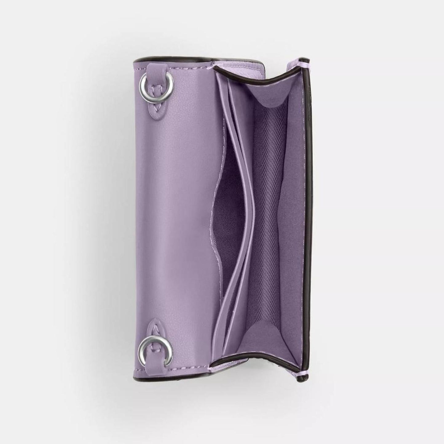 Mini Wallet On A Chain With Floral Applique