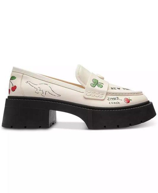 Women's Leah Platform Sketch Loafer Flats