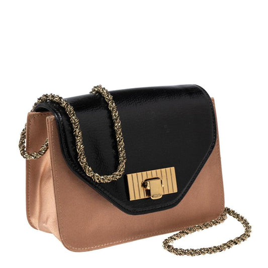 Chloe Leather And Satin Mini Sally Shoulder Bag