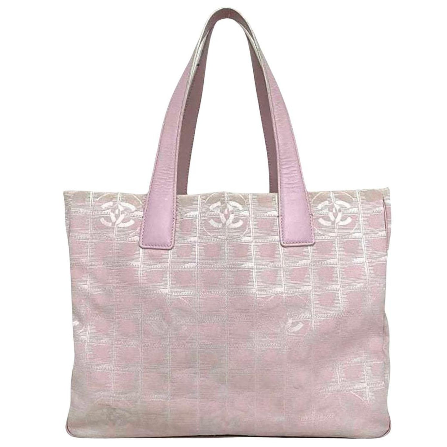 Chanel Heures Shopping Synthetic Tote Bag (Pre-Owned)