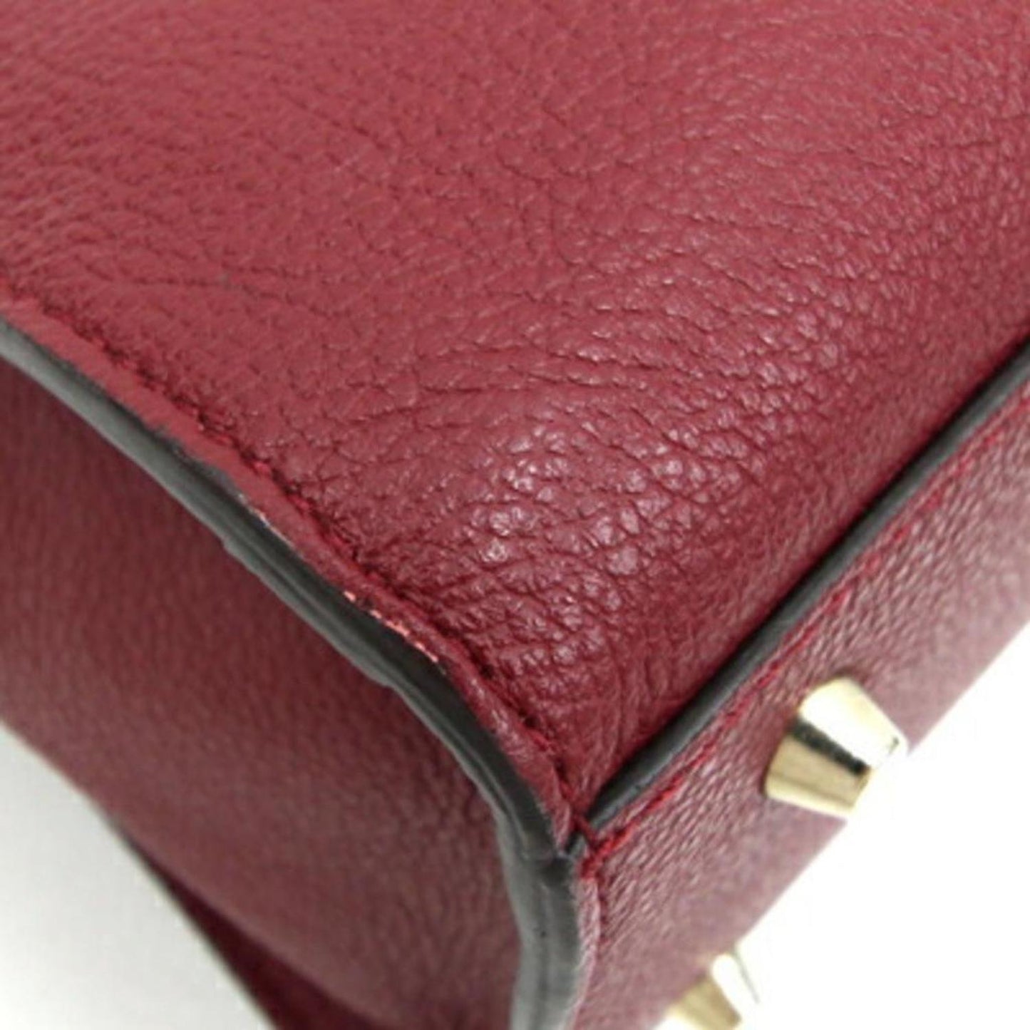 Leather Handbag Shoulder Bag (Pre-Owned)