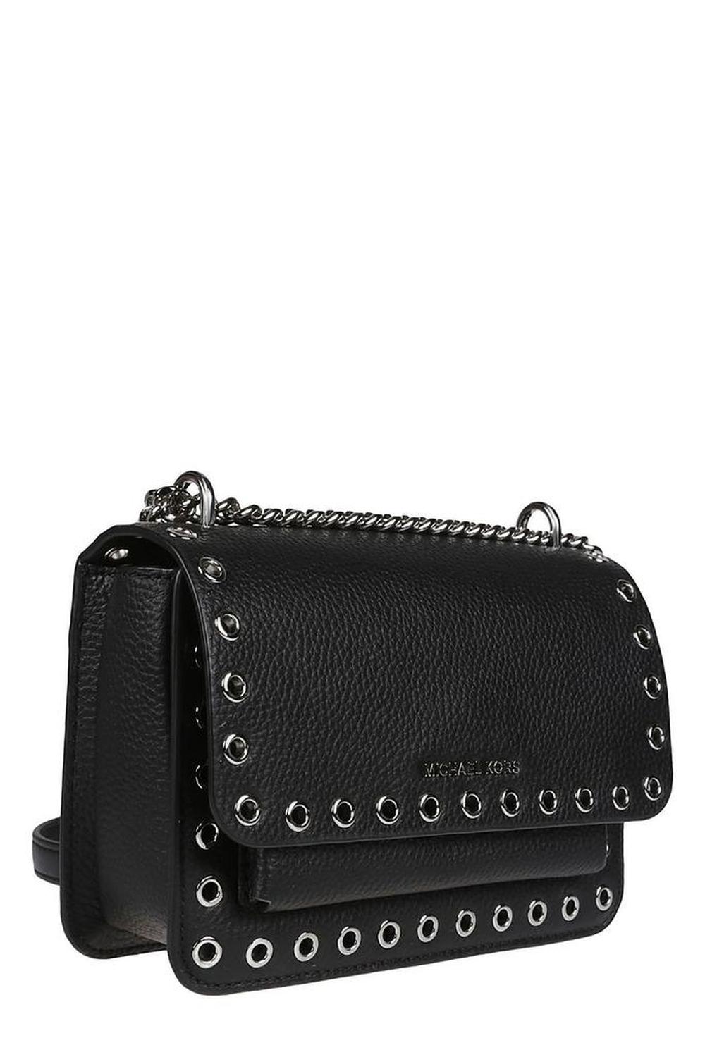 Michael Michael Kors Eyelet-Embellished Chain Linked Shoulder Bag